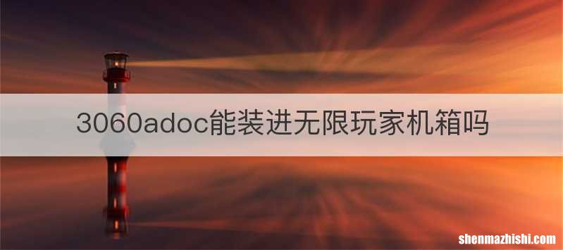 3060adoc能装进无限玩家机箱吗
