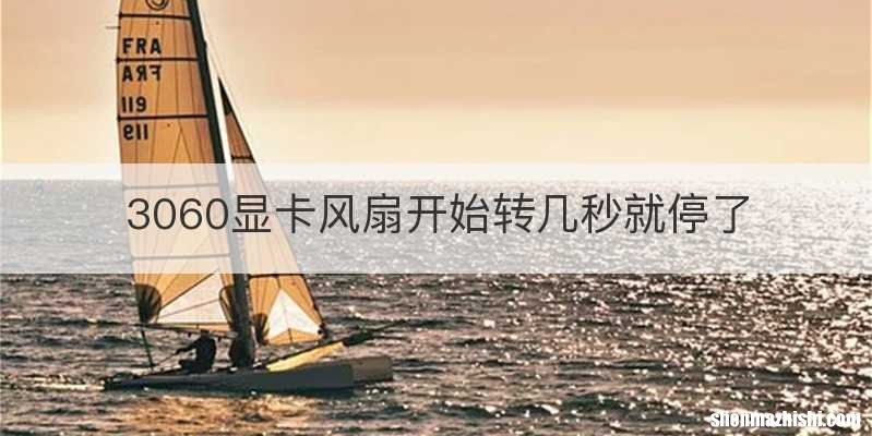 3060显卡风扇开始转几秒就停了