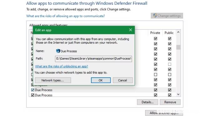 如何允许应用程序通过Windows防火墙
