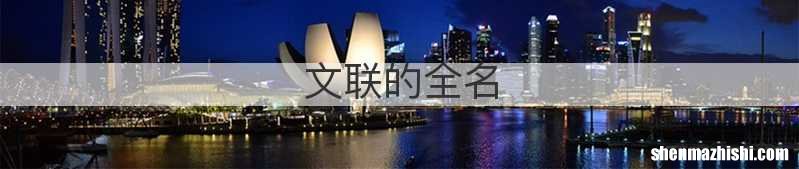 文联的全名