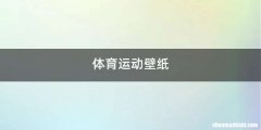 体育运动壁纸