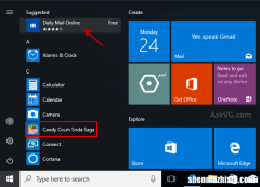 如何在Windows10中从“开始”中删除建议的应用程序
