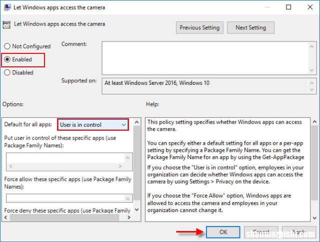 笔记本Win10禁止应用使用相机的方法
