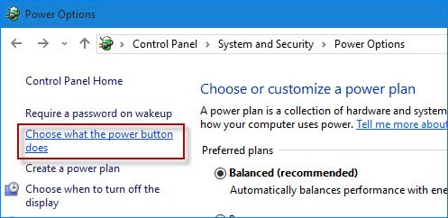 如何在Windows10中打开/关闭快速启动