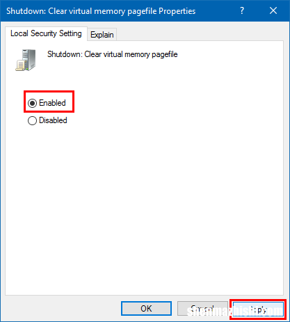 如何在Windows10关机时清除虚拟内存页面文件