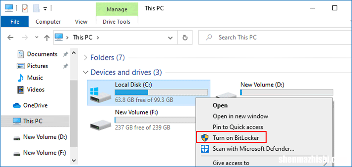 如何在没有TPM的情况下在Win10上启用BitLocker加密