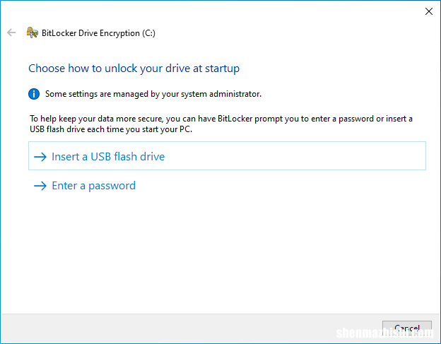 如何在没有TPM的情况下在Win10上启用BitLocker加密