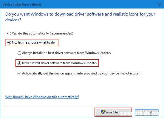 如何在Windows10中关闭自动驱动程序更新