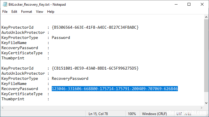 在Windows10中备份BitLocker恢复密钥的3种方法