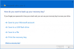 如何在Windows10中检索BitLocker恢复密钥