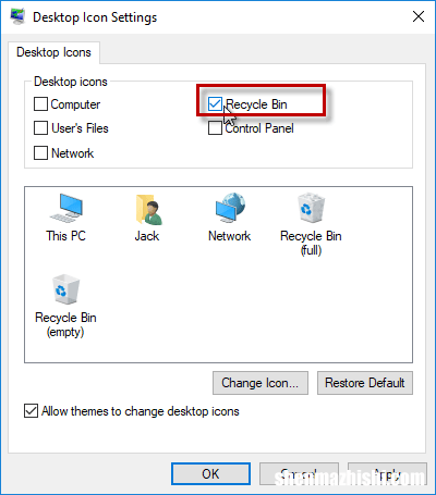如果回收站不在Windows10桌面上，如何打开它