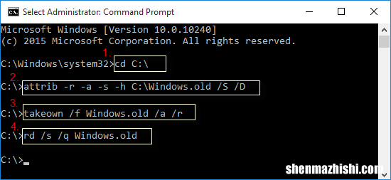 如何在Windows10中删除以前的Windows安装