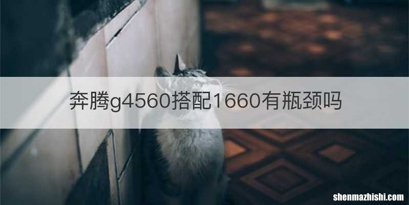 奔腾g4560搭配1660有瓶颈吗