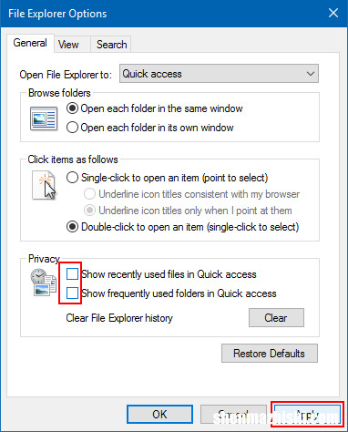 如何在Windows10资源管理器中清除最近使用的文件