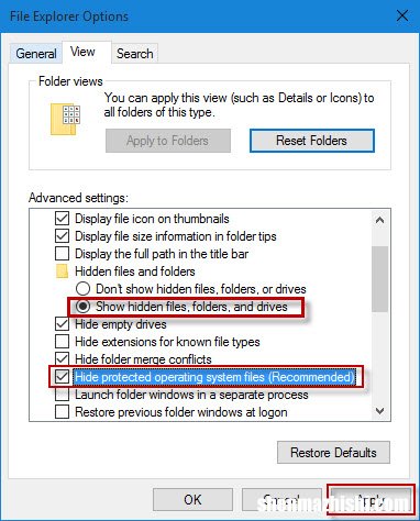 在Windows10中显示所有隐藏文件和文件夹的3种方法