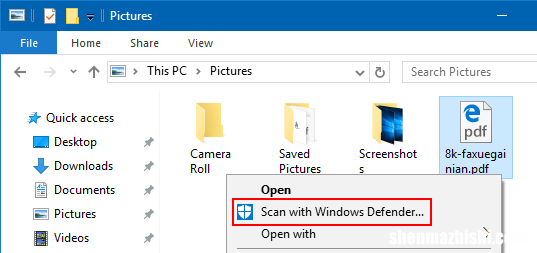 在Win10中使用Windows Defender安全中心运行扫描