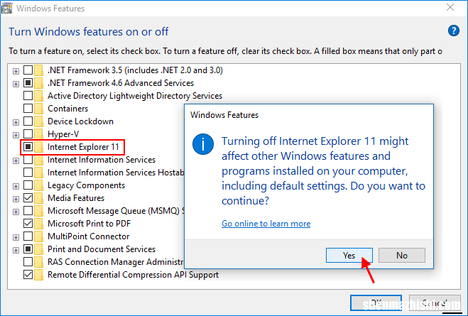 如何在Windows10中禁用Internet Explorer