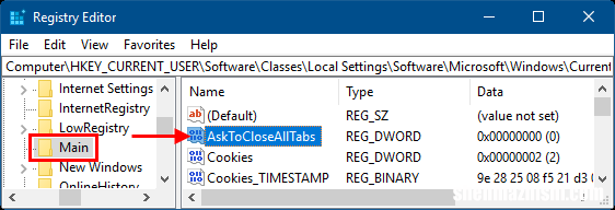 如何恢复关闭所有选项卡提示到Microsoft Edge