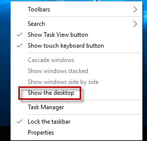 在Windows10中快速返回桌面的3种方法