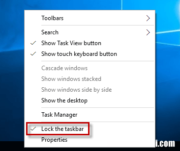 如何更改Windows10桌面屏幕上的任务栏位置