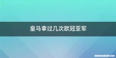 皇马拿过几次欧冠亚军