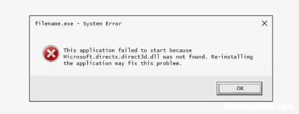 如何修复Microsoft.directx.direct3d.dll错误