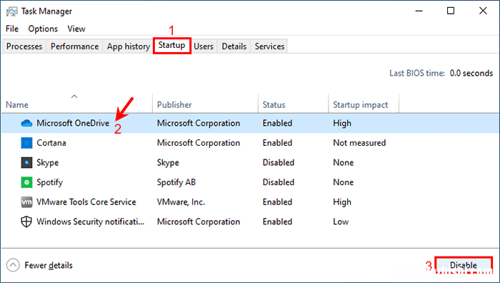 如何阻止OneDrive在Windows10中启动时打开