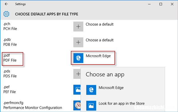 如何在Windows10中停止将Edge作为默认PDF查看器