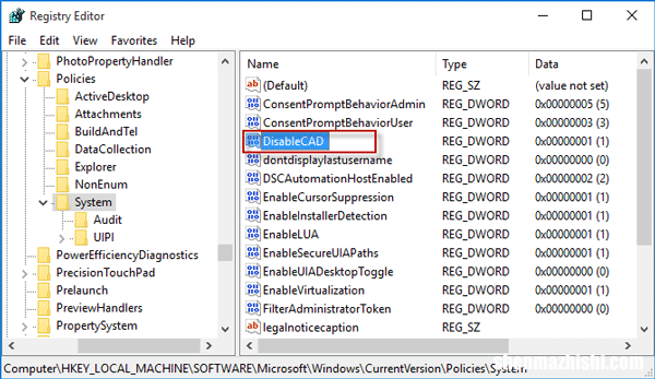 要求用户按Ctrl+Alt+Delete在Win10中呈灰显状态