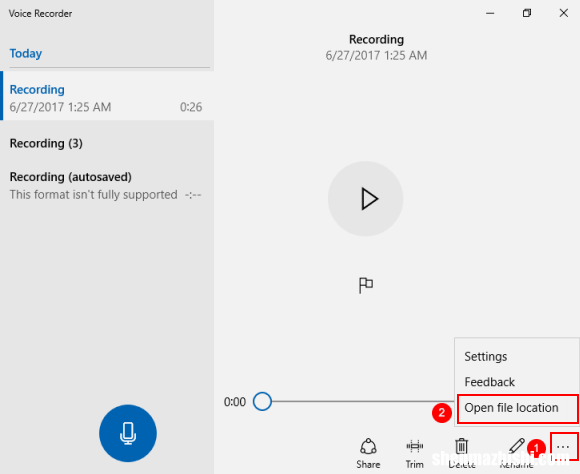 如何在Windows10中打开和使用录音机