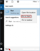 在Windows10中将运行添加到开始菜单的3种方法