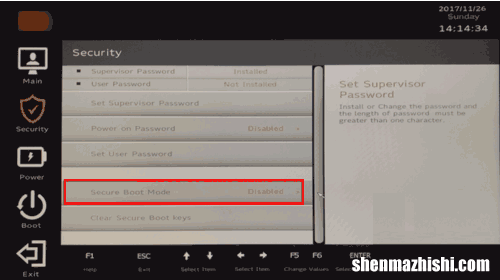 如何在Windows10的UEFI中临时禁用安全启动