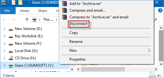 如何在Windows10中映射和断开网络驱动器