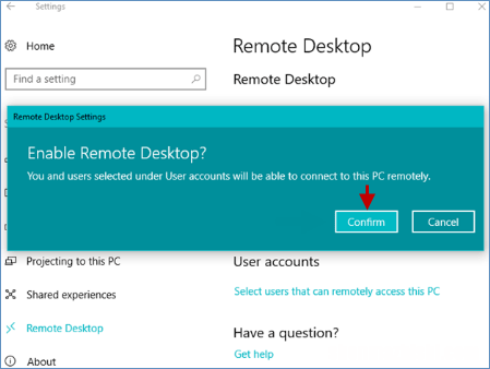 如何允许或禁止远程桌面连接到Windows10电脑