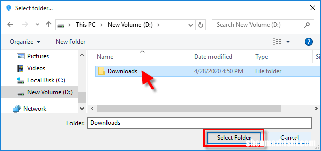 Windows10如何将下载文件夹迁移到其他盘