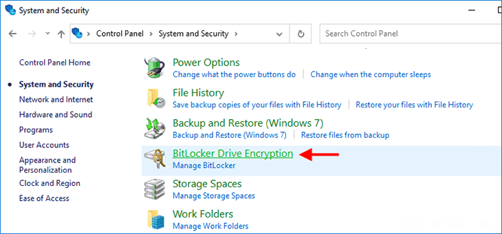 如何在Windows10中关闭或禁用BitLocker加密
