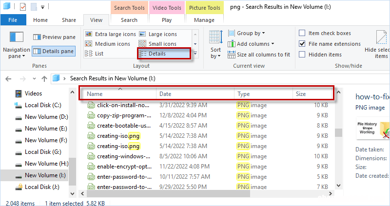 Windows10中不用软件的方法找出并删掉重复文件