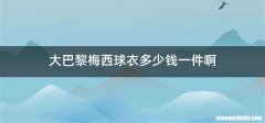 大巴黎梅西球衣多少钱一件啊