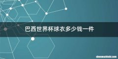 巴西世界杯球衣多少钱一件