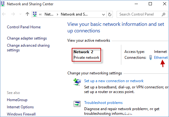 如何将Windows10网络类型更改为专用或公共