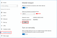 如何在Windows10笔记本电脑中启用移动热点