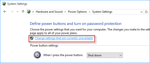 修复：Windows10中的电源菜单中缺少睡眠选项