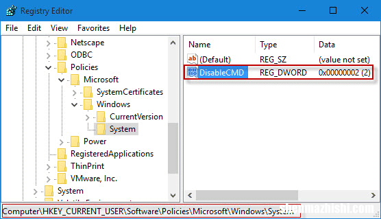 win10修复“命令提示符已被管理员禁用”