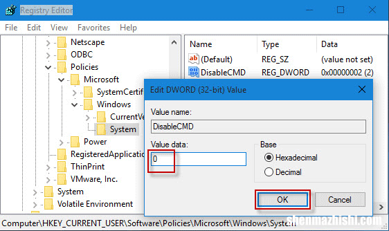 win10修复“命令提示符已被管理员禁用”