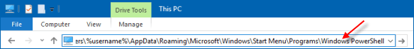 修复：开始菜单中缺少Windows PowerShell