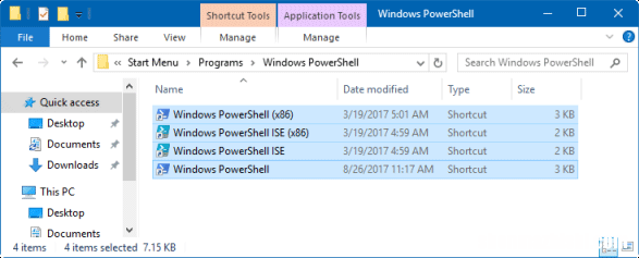 修复：开始菜单中缺少Windows PowerShell