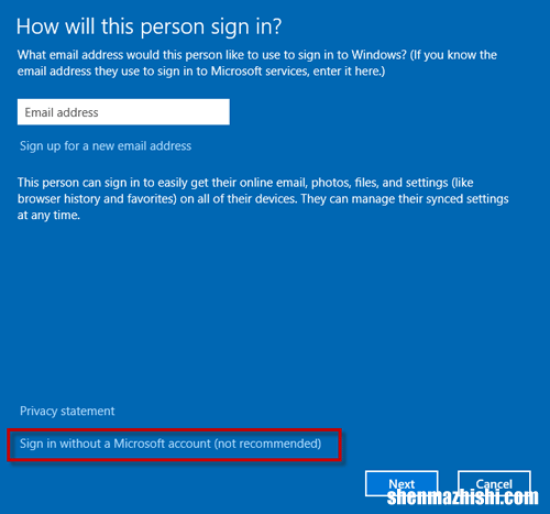 无法在Windows10上的电脑设置中添加新用户