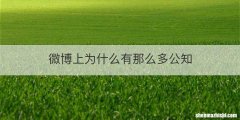 微博上为什么有那么多公知
