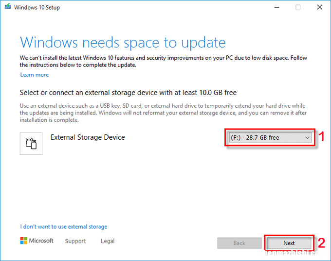 Windows10更新磁盘空间不足，5种修复方法