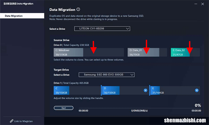 在Win10中将HDD克隆到Samsung 860 Evo SSD的2种方法